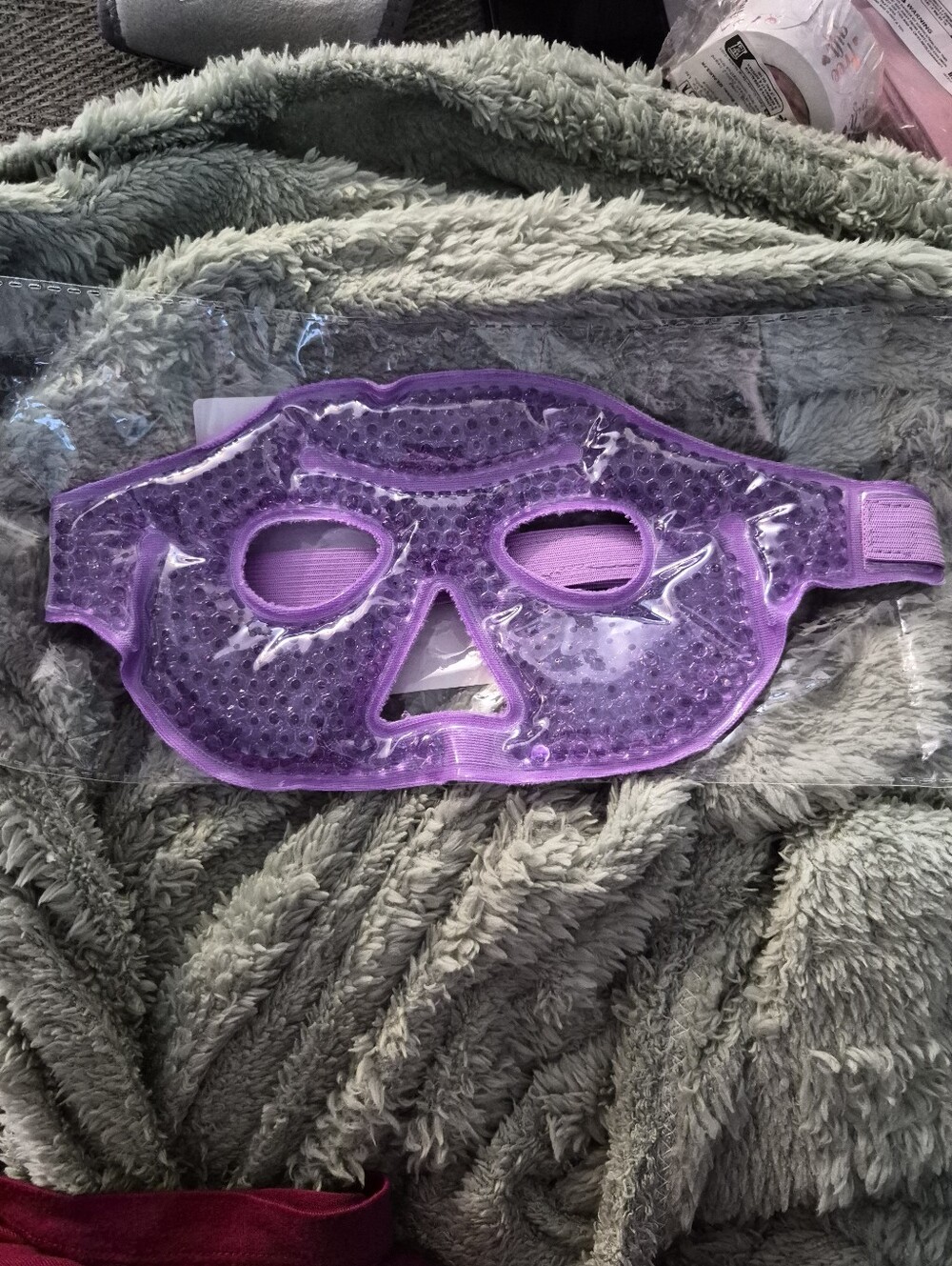 Cooling Gel Eye & Face Mask - Purple